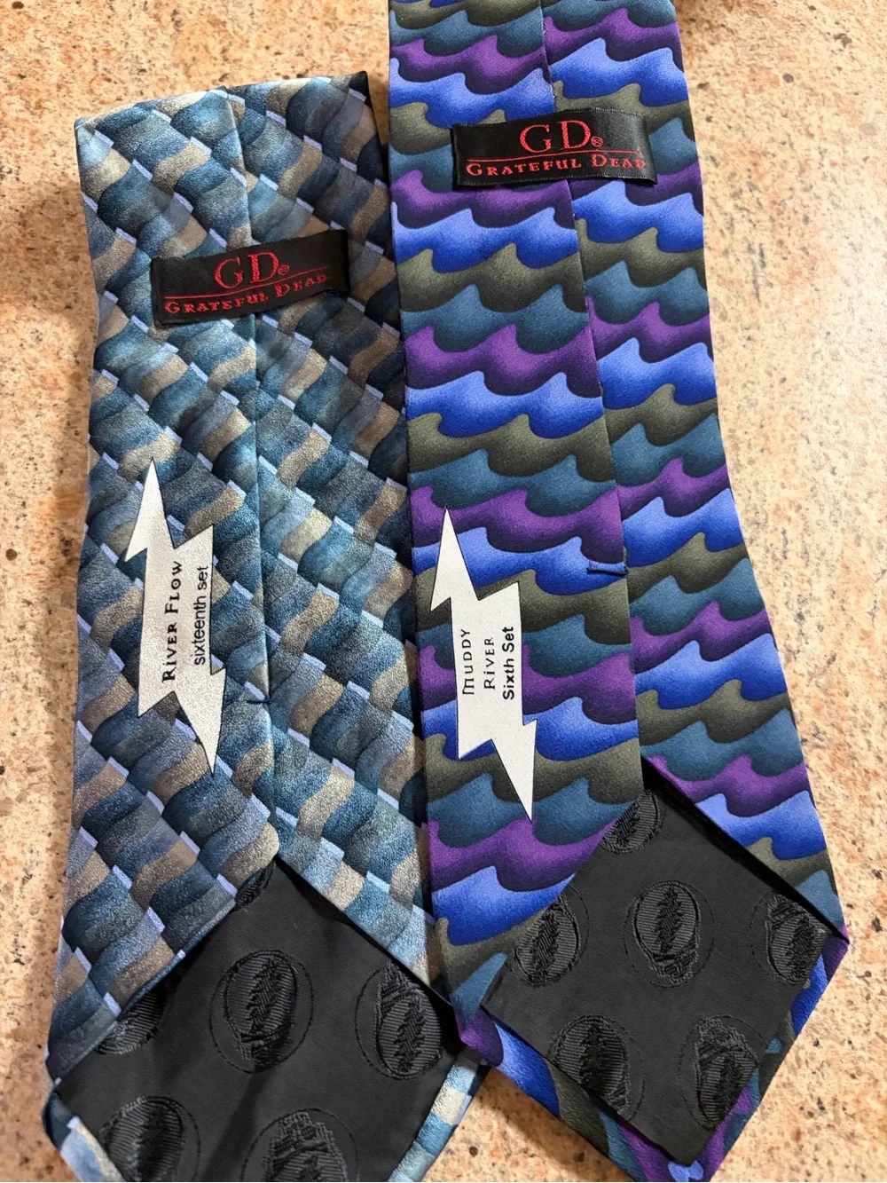 Men's Grateful Dead Silk Tie Set